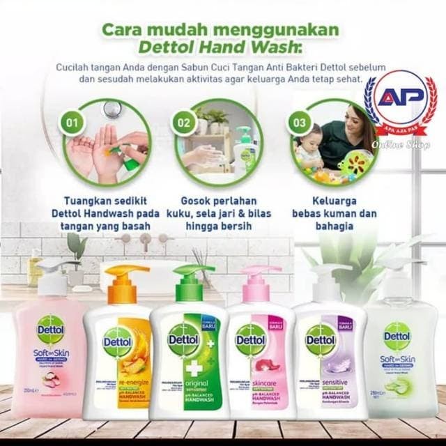 rf401ee Dettol Hand Wash Skincare Refill 200Ml Sabun Cuci Tangan Q2012Q