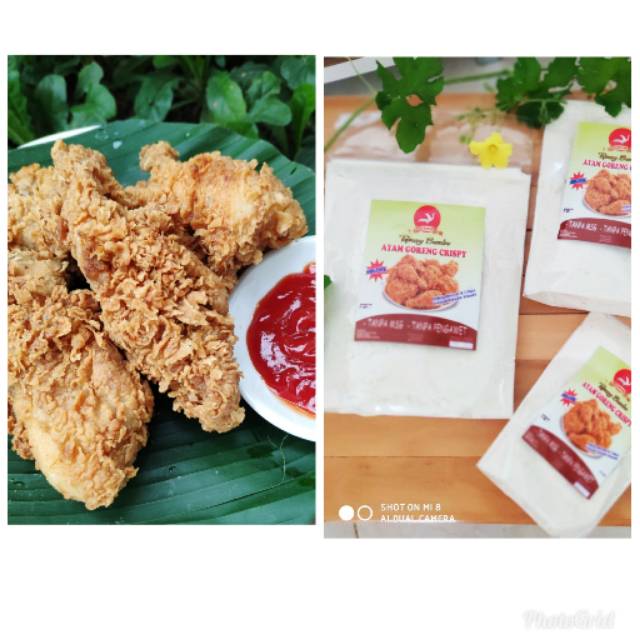 

PROMO Tepung Bumbu Ayam Goreng Crispy Renyah NON MSG 900 Gr