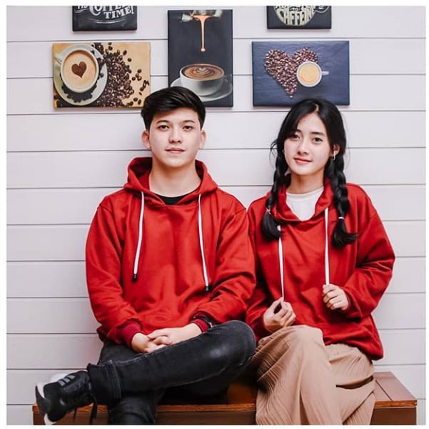 NATURAL HOODIE SWEATER WANITA - PRIA / SWEATER UNISEX COUPLE / HOODIE POLOS