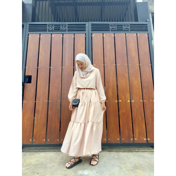 Yukki dress by millico // gamis vintage korean style longdress baju muslim
