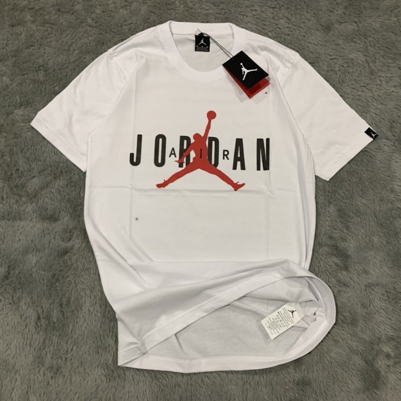 Kaos Tshirt Air Jordan Basic Logo Air Fulltag &amp; lebel