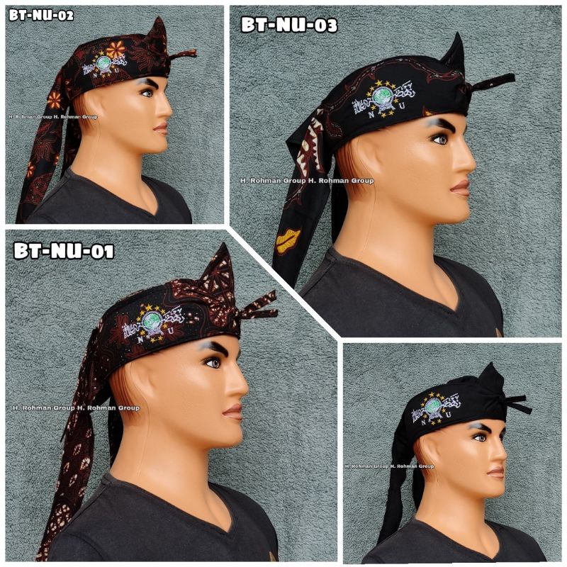Aneka Ikat Kepala Udeng Bendo Totopong NU Nahdlatul Ulama Topi Pria Fashion Atasan Pria