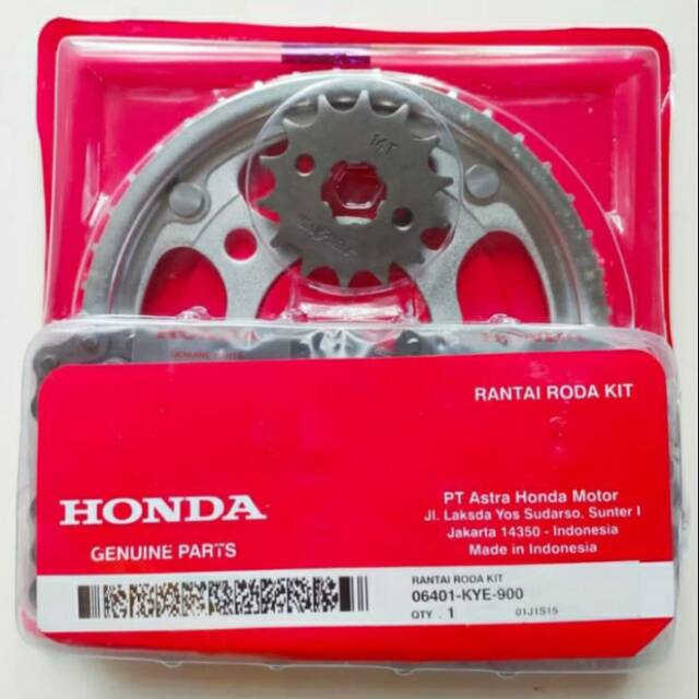 Gear Set komplit Honda Verza  Kualitas ori