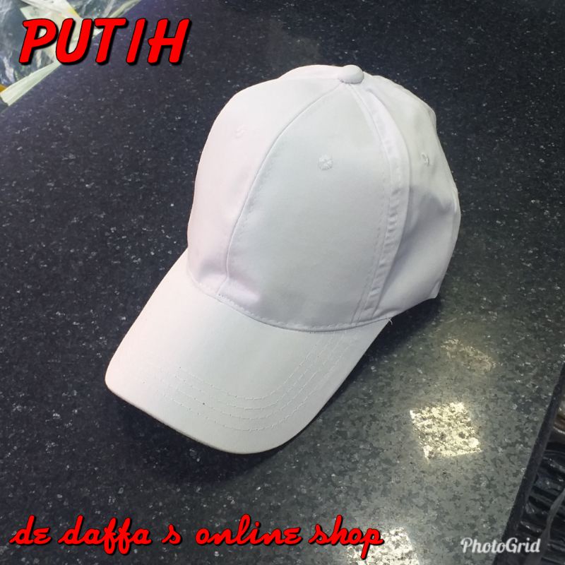 TOPI BASEBALL TWILL UNISEX ( PRIA WANITA ) WARNA HITAM POLOS BAGUS MURAH