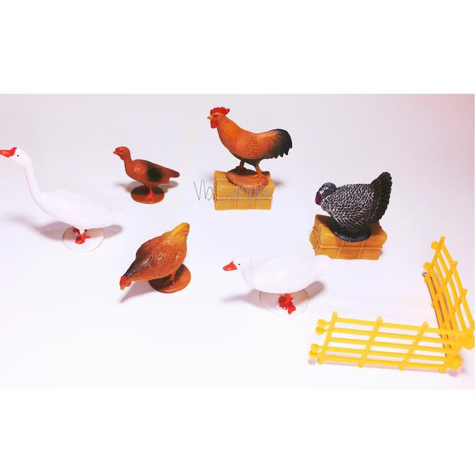 

14.84Ftgrdujh- Mainan Hewan Ternak Animal Farm Ayam Unggas Bebek Angsa Chicken Duck -Toko-Boneka.