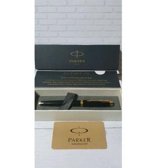 

➴ Ready✽ Pulpen Parker Original LQ Black GT Gratis Grafir Ukir Logo atau Nama Bukan Montblanc Dupont 67 ✲