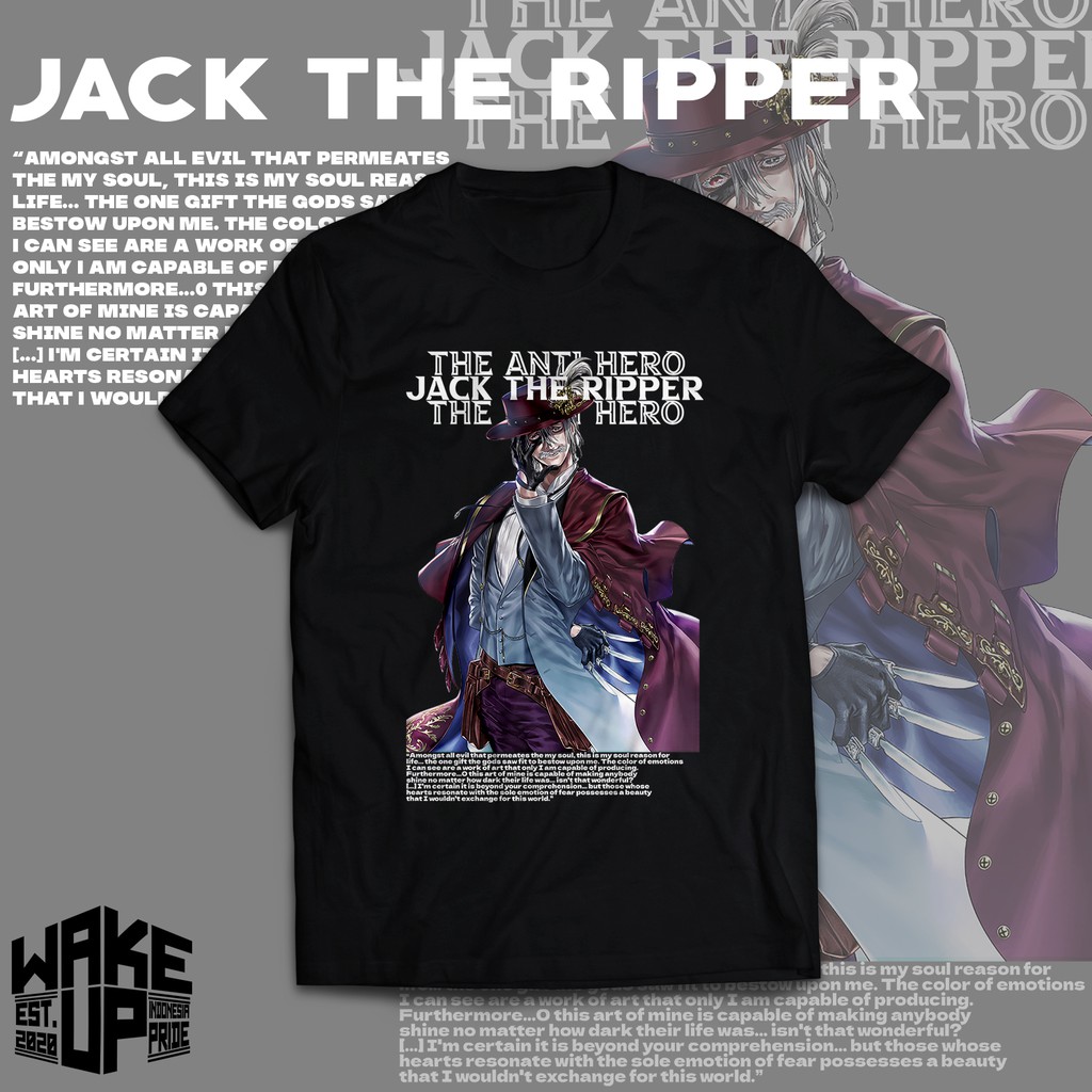 Kaos Anime Jack The Ripper ( Record Of Ragnarok )