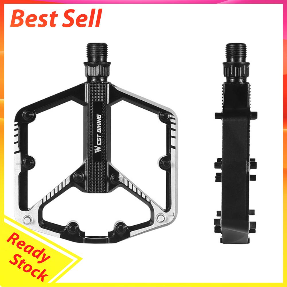 West BIKING Pedal Sepeda MTB Anti Slip Bahan Aluminum Alloy