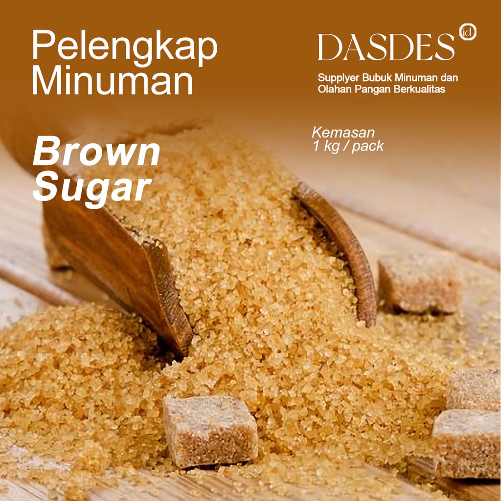 

BROWN SUGAR / GULA AREN | PELENGKAP MINUMAN | 1KG - DASDES Powder Drink