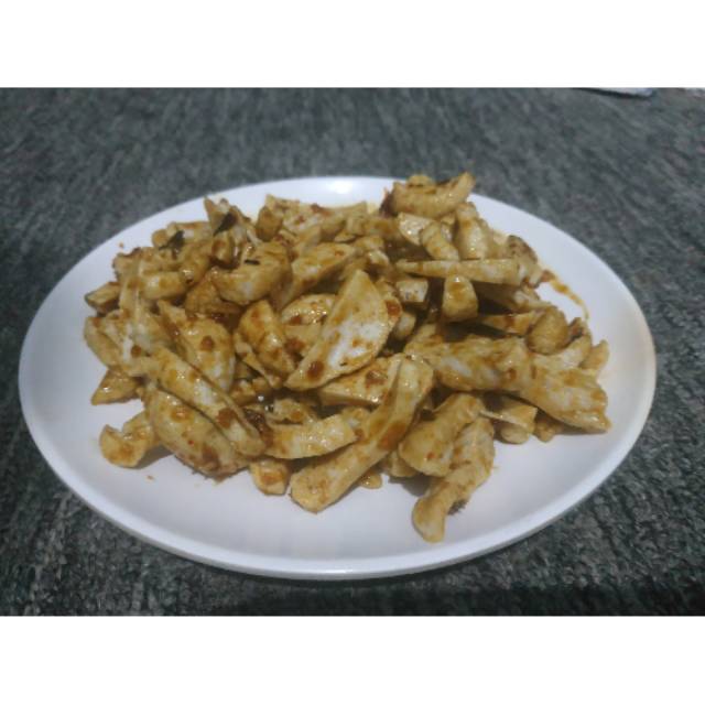 

( BELI 10 GRATIS 1 ) Cemilan Cobek Basreng Pedas Gila ( baso goreng ) 120 gram CEMILAN MURAH