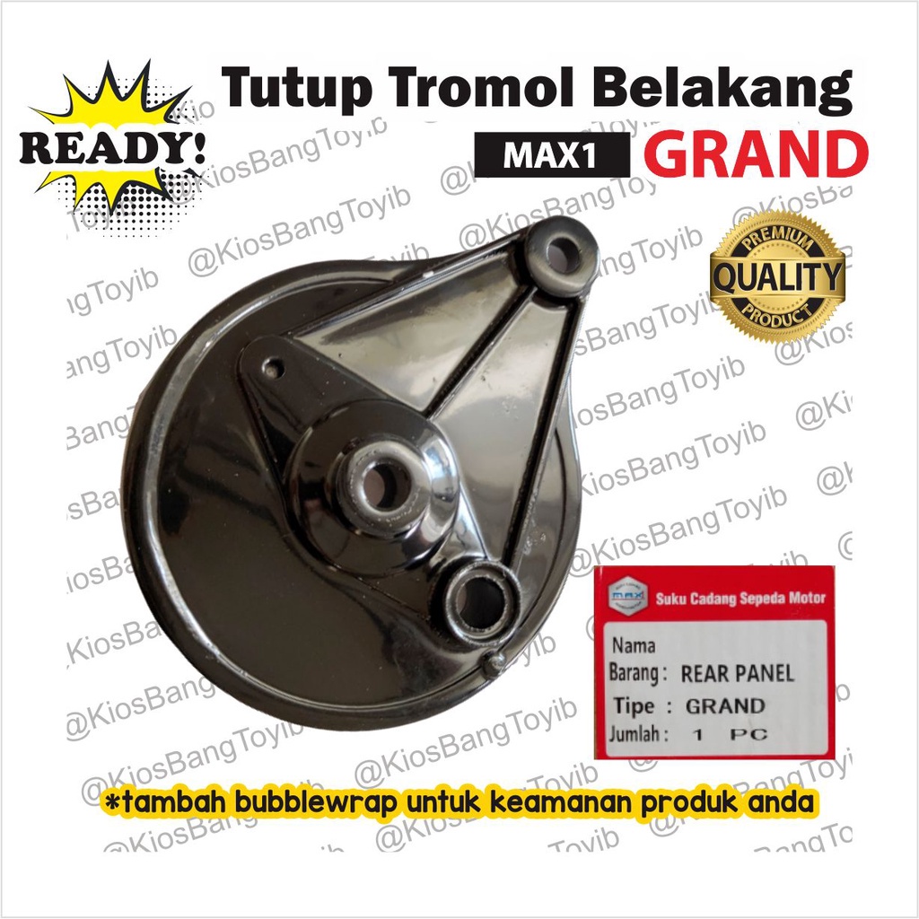 Tutup Tromol Belakang Rear Panel Rem Belakang Grand Supra X Prima (MAX1)