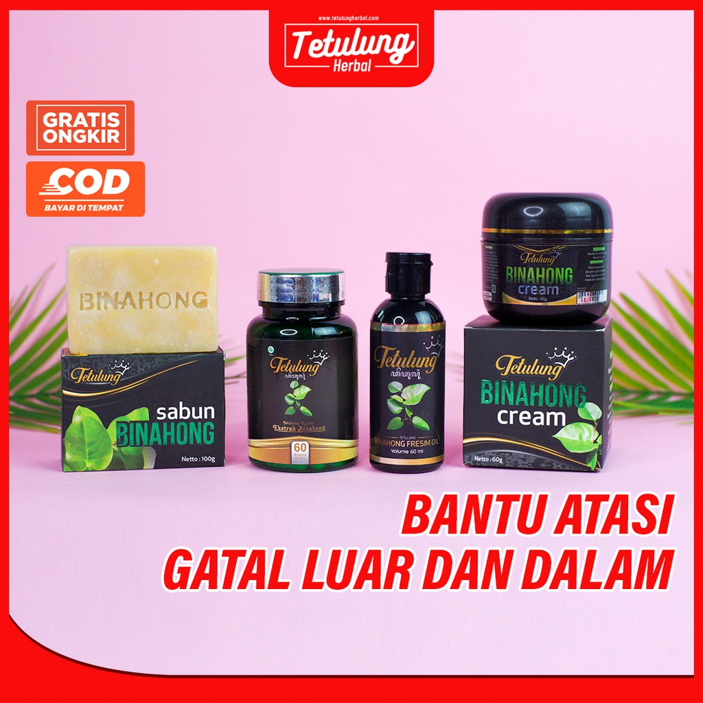 PAKET AMPUH TETULUNG BINAHONG UNTUK OBAT GATAL MENAHUN DARI LUAR DALAM [SUDAH BPOM]