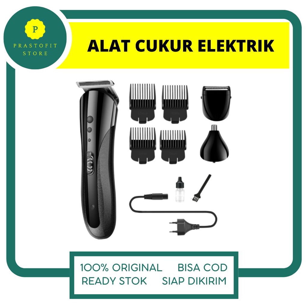 Kemei km 1407 Alat Cukur Rambut Bayi Elektrik Kumis Jenggot Bulu Hidung 3 in 1 Original Shaver