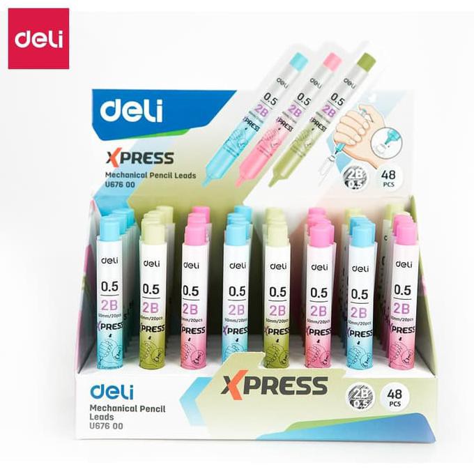 

Deli Isi Pensil Mekanik / Mechanical Pencil Lead - 2B 0.5mm EU67600 PROMO