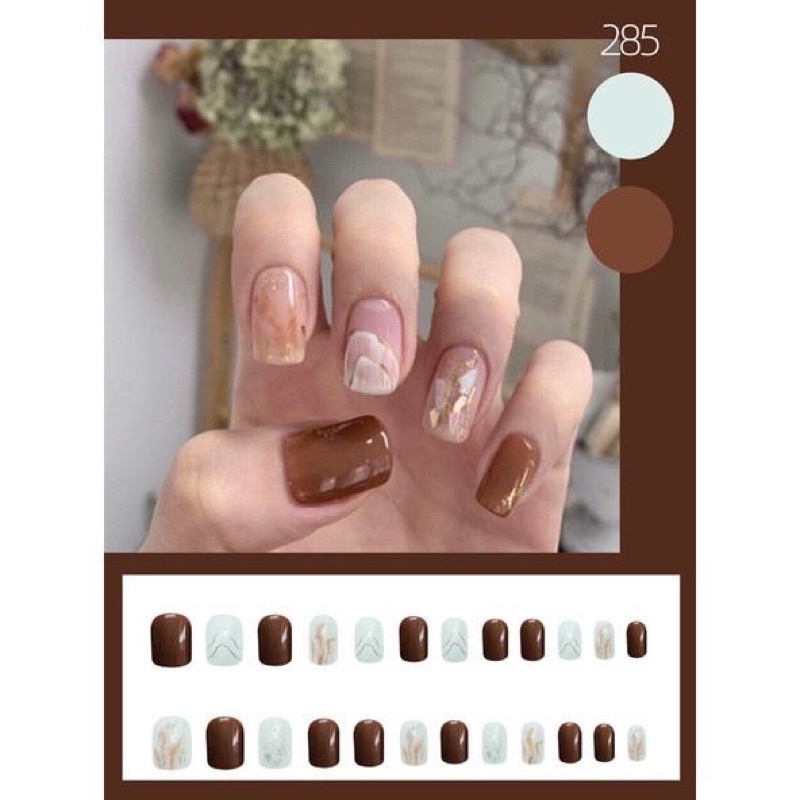 Kuku Palsu 【A91，lem sticker】Nikah Wedding False Nailart Pengantin Tangan