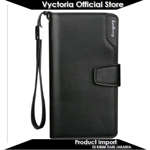 (COD) VYCTORIA VOS1712 Dompet Panjang Pria Baellerry Terbaru Man Wallet Import JTF1712 1712