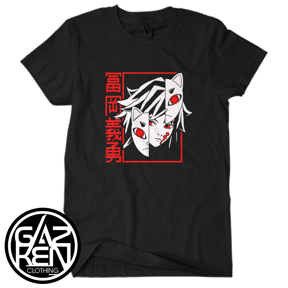 Kaos Baju Giyuu Tomioka Demon Slayer Kimetsu No Yaiba Distro Anime Dewasa