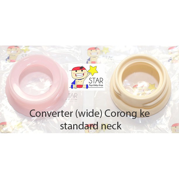 Converter spectra (kuning) / ring kuning spectra /konektor ring / konektor ring spectra / wideneck ke standard neck botol