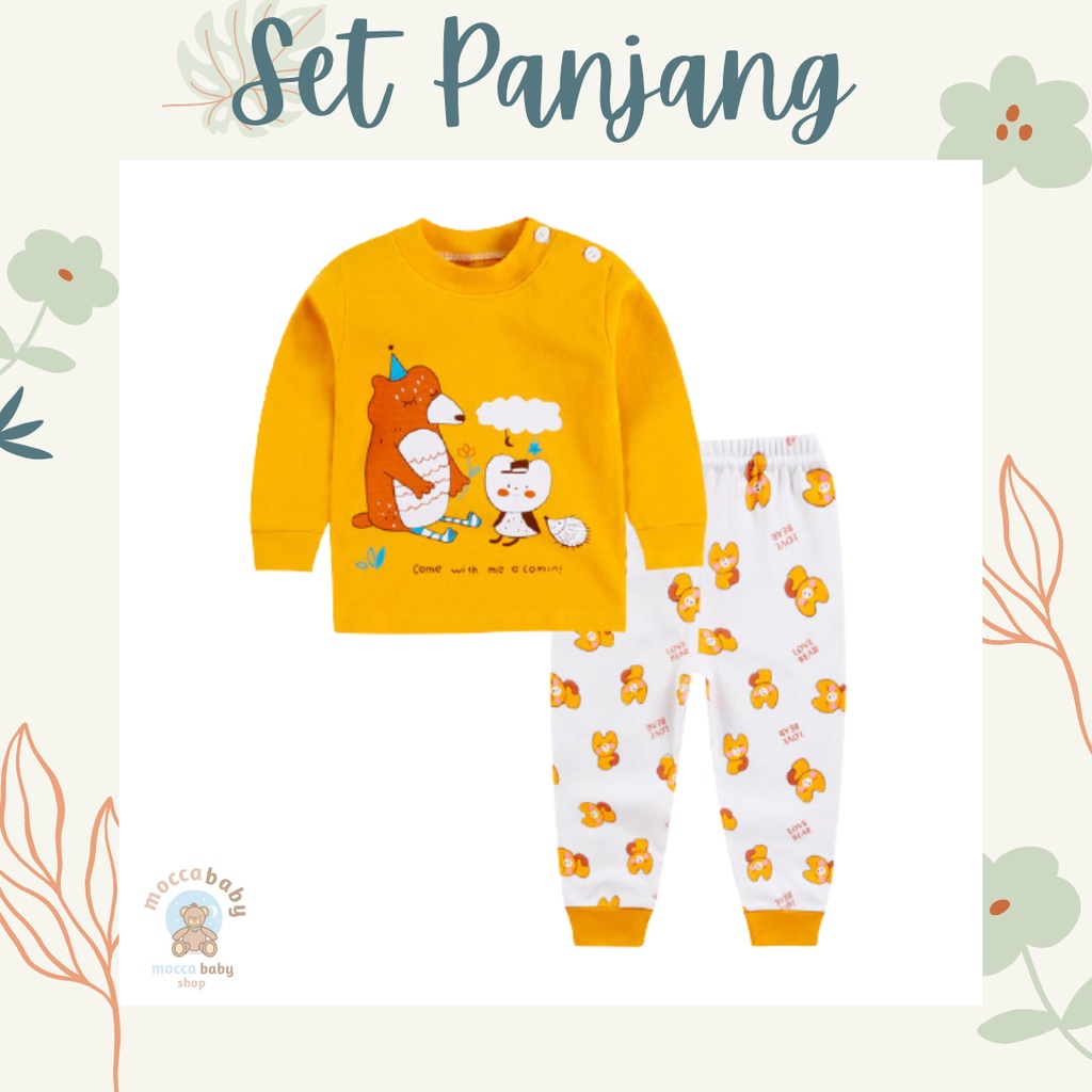 MBSS Baju Premium Anak Bayi Piyama Jumper Jumpsuit Celana Tidur Lengan Panjang NEW H5 112