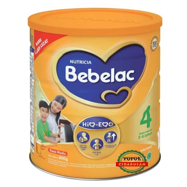 Bebelac 4 Usia 3-12Tahun Madu/Vanila 800GR/popokcibarusah