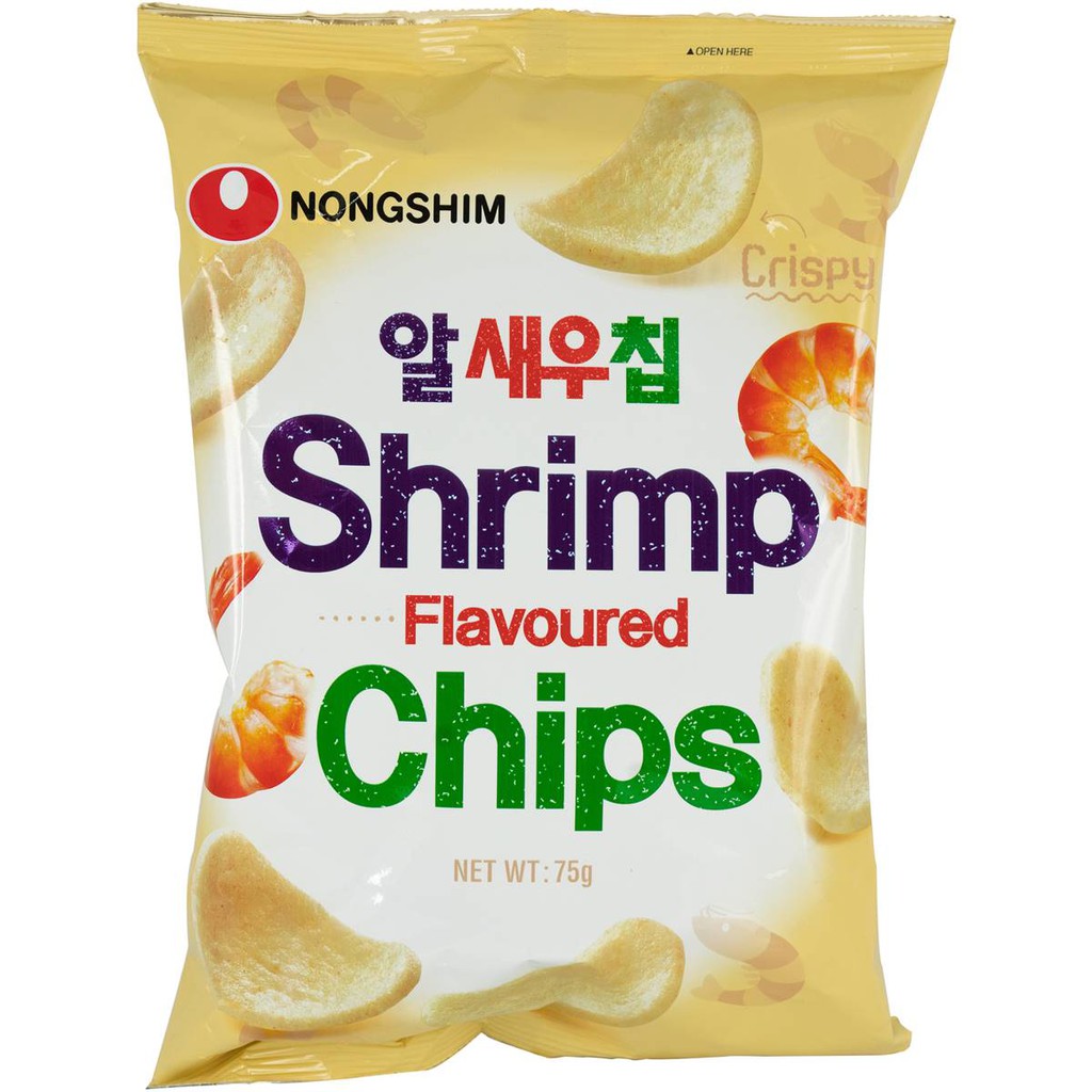 

Nongshim Shrimp Flavoured Chips 75gr. impor korea. keripik rasa udang