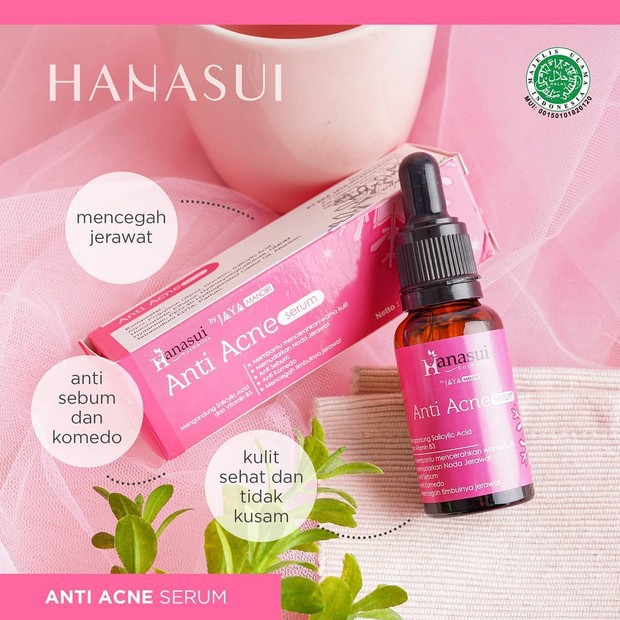 [BPOM] HANASUI Serum Whitening Gold | Anti Acne | Vit C + Collagen ORIGINAL