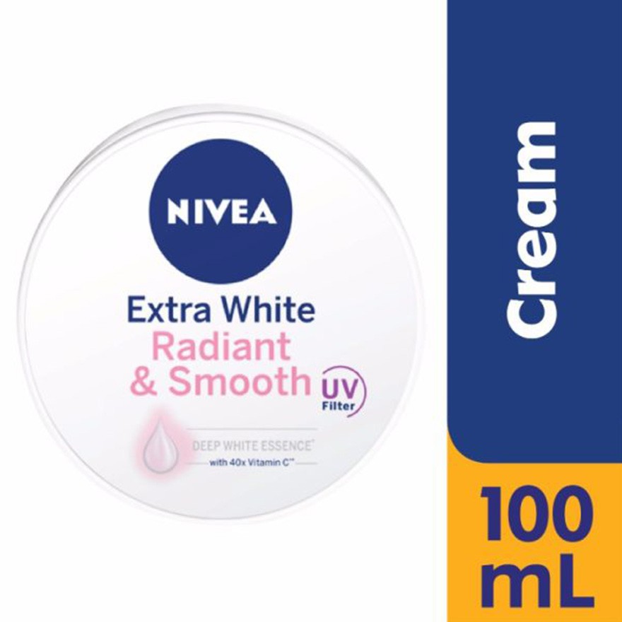 Nivea Extra White Radiant And Smooth 100ml Shopee Indonesia