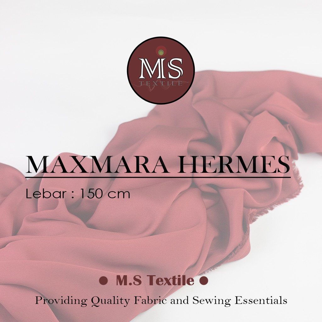 Kain Maxmara Hermes Lebar 150 Cm Per Meter Premium Quality Shopee Indonesia