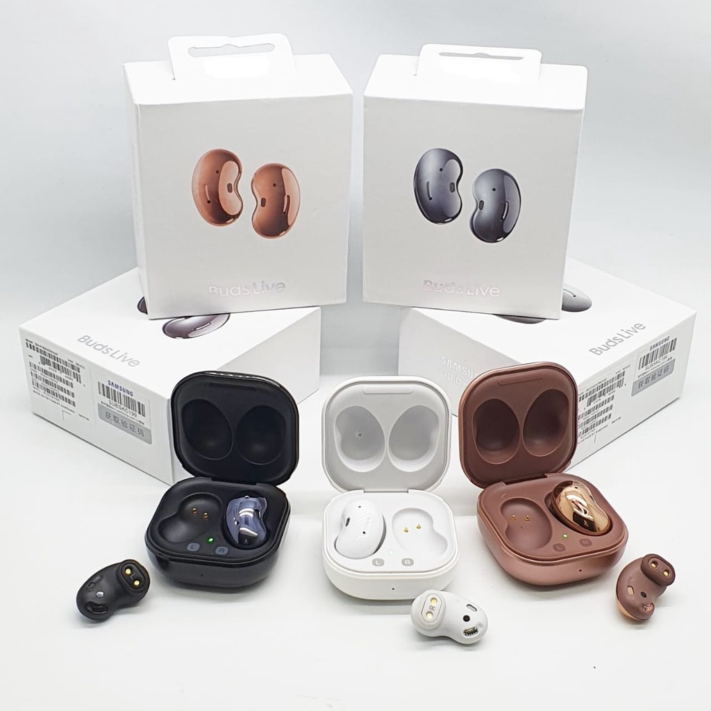 Headset Bluetooth Buds Live R180 Ori Super Clone 1 : 1 Wireless Charging Case