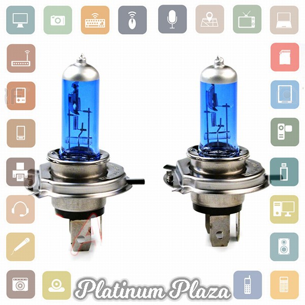 Lampu Mobil Halogen Xenon H4 5000K 100/90W`6G1GFB-