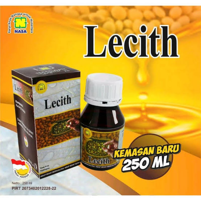 LECITH LECITHIN Original NASA Penghilang Bekas Luka Ampuh Jerawat Flek Hitam Wajah Kemasan 250ml