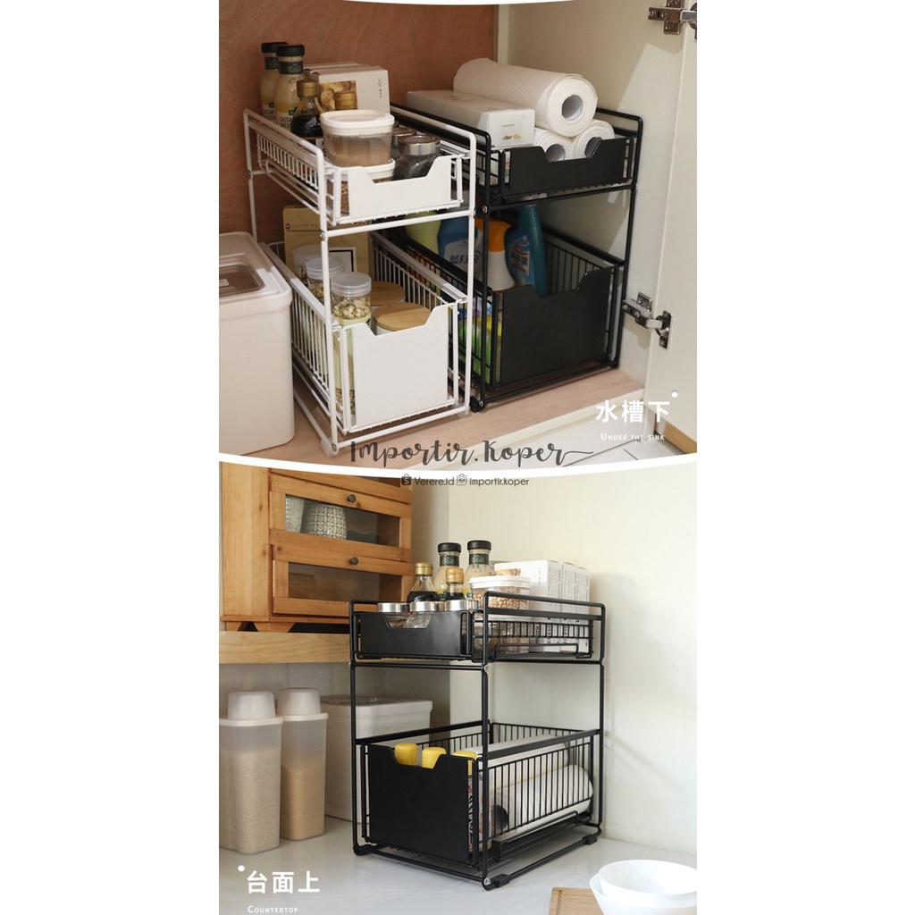 rak dapur minimalis rak bumbu rak besik serba guna rak multifungsi storage penyimpanan