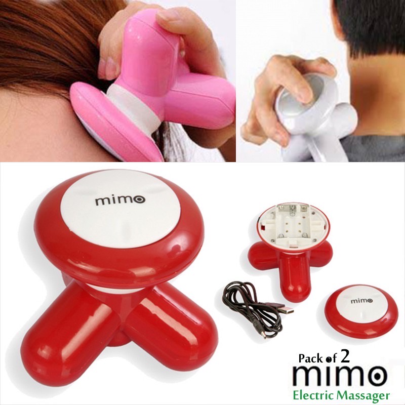 Alat pijat mini portable mimo / alat pijat elektrik kepala punggung kaki