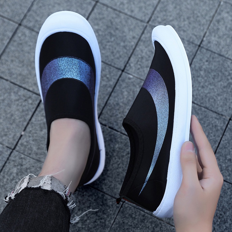 Highland Sepatu Pria Slip On Casual Sepatu Pria Santai Fashion Running Slip On Shoes MC602