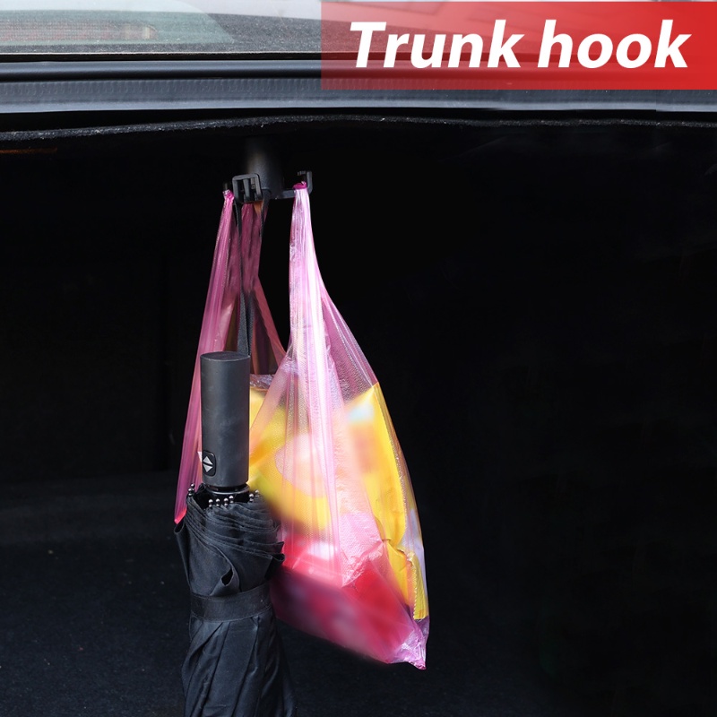 Practical Durable Car Trunk Hook Bolt Cover Mounting Holder/Car Grocery Bag Luggage Hook for Tesla Model 3