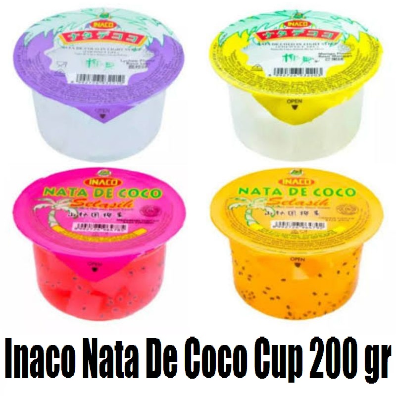 

Inaco Nata De Coco Cup All Variant-Minuman Nata De Coco All variant