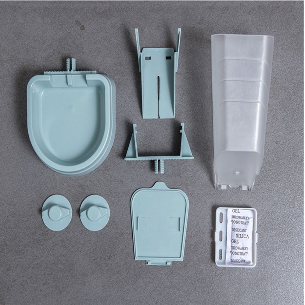 Tempat Makan / Minum Gantung Otomatis Bahan Plastik Untuk Anjing / Kucing / Kelinci
