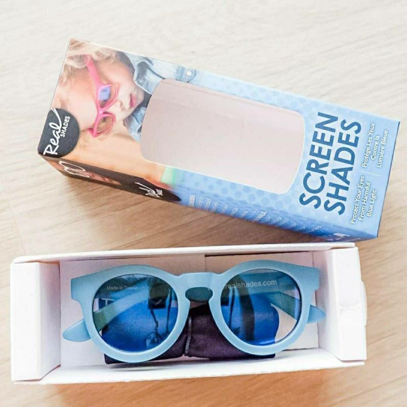 Kacamata Anak Real Shades Screen Shades chill (Bulat) (2+, 4+, 7+) ORIGINAL / kacamata antiradiasi