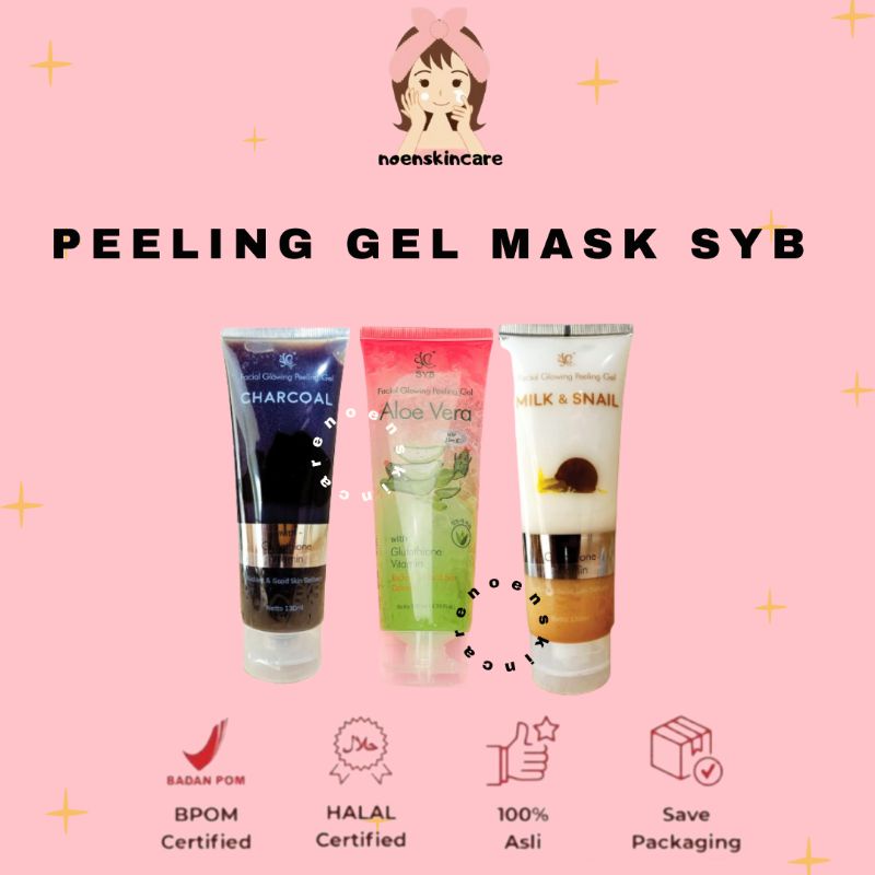 [READY] PEELING GEL SYB PEELING GEL VIRAL ALOEVERA CHARCOAL MILK & SNAIL