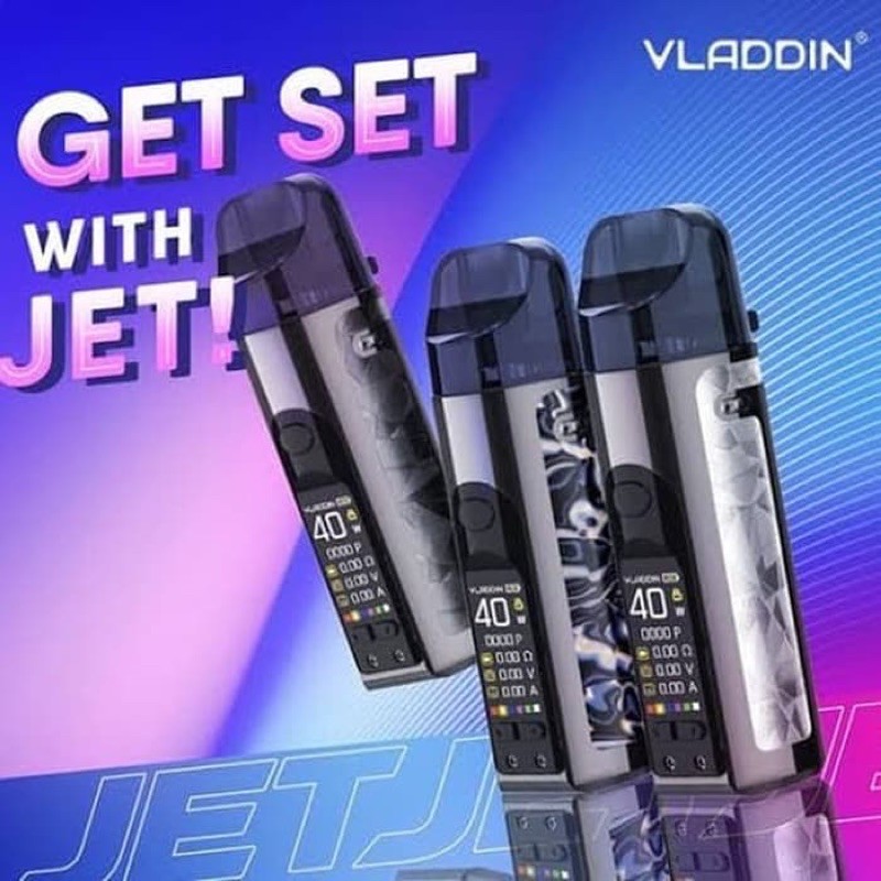 Jual Vladdin Jet 40W Pod kit Authentic Shopee Indonesia