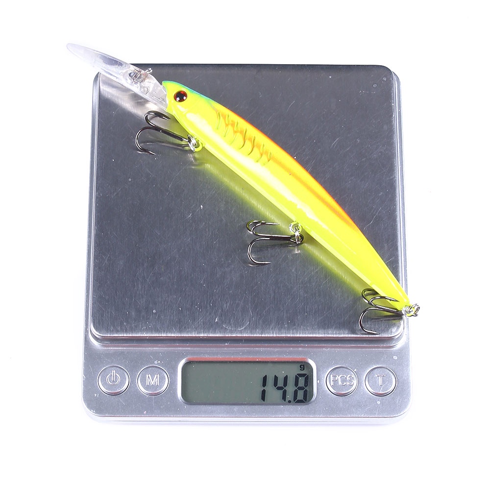 HENGJIA 1pcs 14.5cm/12.6g Minnow Umpan Pancing Swimbait Fishing Lure Bass Ikan Crankbait kail Tackle