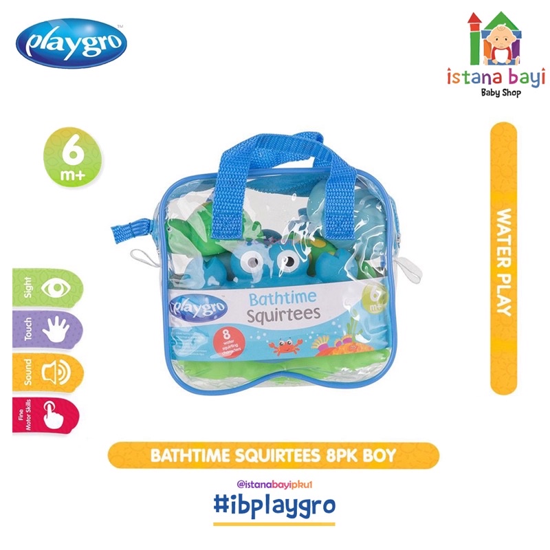 Playgro Bathtime Squirtees - Playgro mainan anak