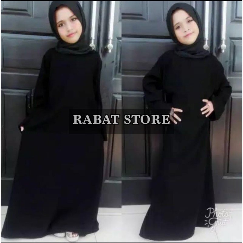 GAMIS ABAYA SYARI ANAK POLOS