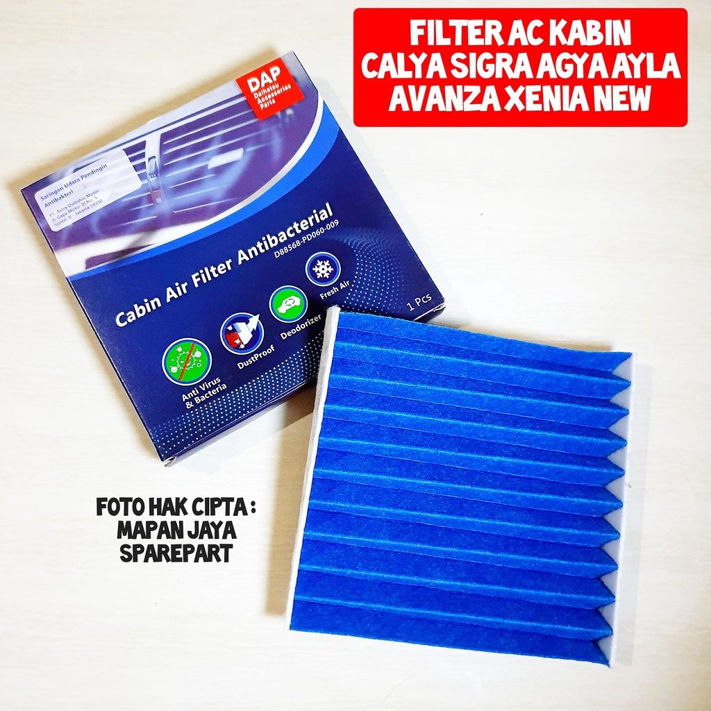 FILTER AC KARBON DAIHATSU - CALYA / SIGRA / AGYA / AYLA / LUXIO / GRANDMAX