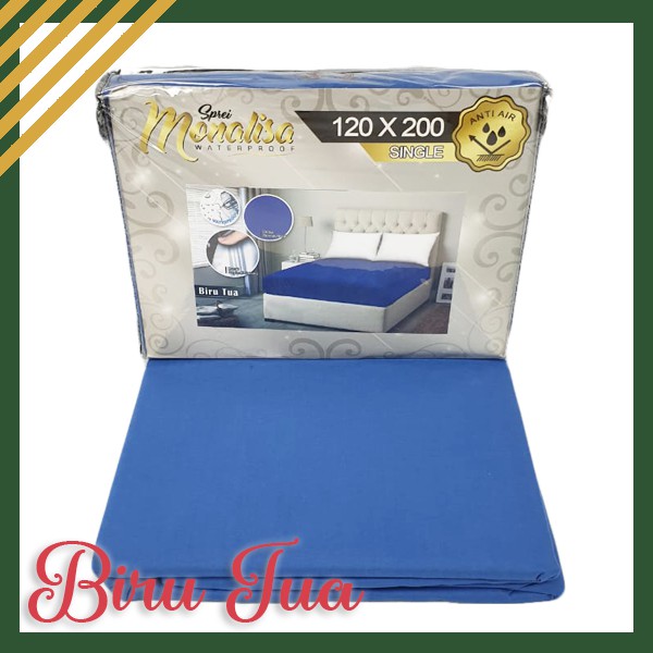 Monalisa Sprei Waterproof Murah 120x200 Sprei Anti Air Sprei Anti Ompol Sprei Tahan Air - IJN PLAZA