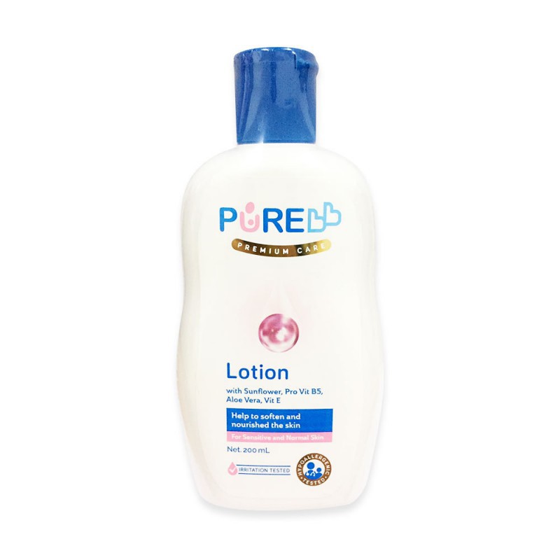 PURE BABY LOTION LOSION BAYI ANAK 80 ML 200 ML