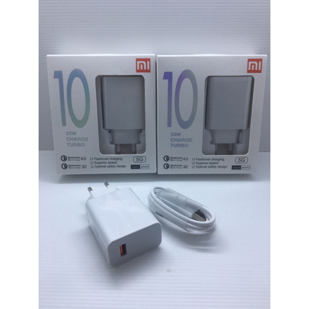 CHARGER XIAOMI FAST CHARGING MI 10 POCO F2 PRO 33W ORIGINAL MDY-11-EZ / casan mi 8 9 10