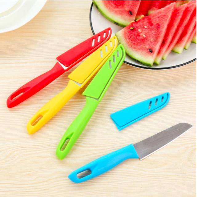 Pisau Buah Sayur Pisau Dapur Masak Murah Pisau Apel Stainless Souvenir Pernikahan kitchen set knife
