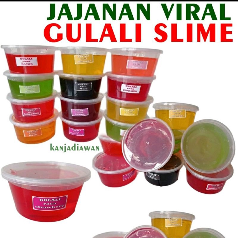 Gulali Jadul Viral Gulali Cair Rasa Buah