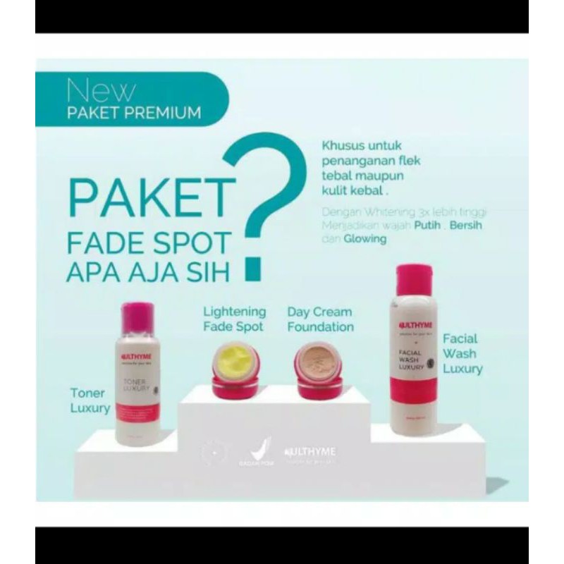 ulthyme paket flek membandel